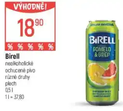 Globus Birell nealkoholické ochucené pivo nabídka