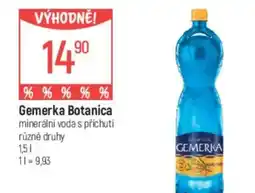 Globus Gemerka Botanica minerální voda s příchutí nabídka