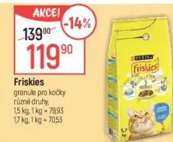 Globus Friskies granule pro kočky nabídka