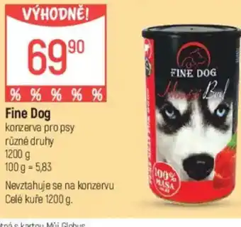 Globus Fine Dog konzerva pro psy nabídka