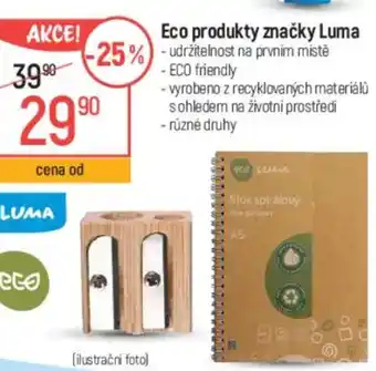 Globus Eco produkty značky Luma nabídka