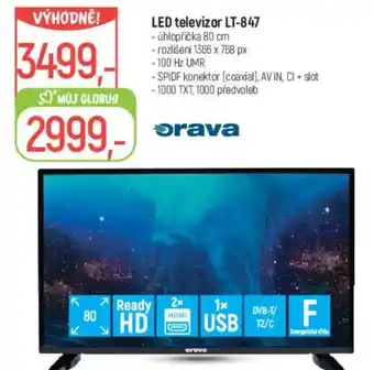 Globus LED televizor LT-847 nabídka