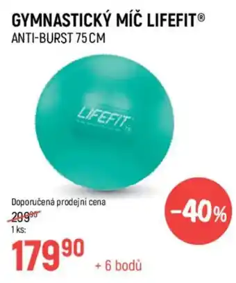 Globus Gymnastický míč lifefit® anti-burst 75cm nabídka