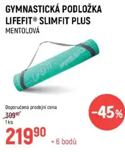 Globus Gymnastická podložka lifefit® slimfit plus mentolová nabídka