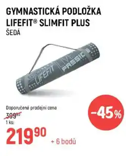 Globus Gymnastická podložka lifefit® slimfit plus šedá nabídka