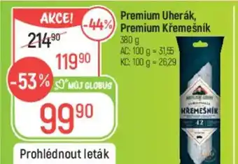 Globus Premium Uherák, Premium Křemešník nabídka