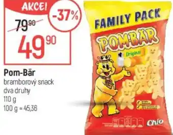 Globus Pom-Bär bramborový snack nabídka