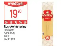 Globus Rosické těstoviny nevaječné nabídka