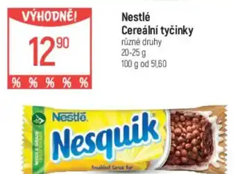 Globus Nestlé Cereální tyčinky nabídka