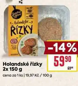 Billa Holandské řízky 2x 150 g nabídka