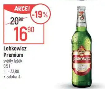 Globus Lobkowicz Premium světlý ležák nabídka