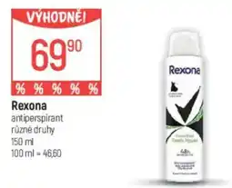 Globus Rexona antiperspirant nabídka