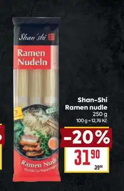 Billa Shan-Shi Ramen nudle 250 g nabídka