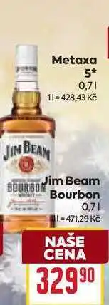 Billa Jim Beam Bourbon 0,7l nabídka