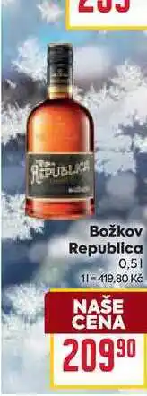 Billa Božkov Republica 0,5l nabídka