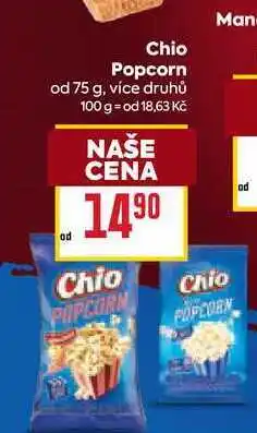 Billa Chio Popcorn od 75 g nabídka