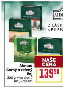 Billa Ahmad Černý a zelený čaj 200 g nabídka