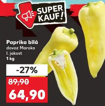 Kaufland Paprika bílá nabídka