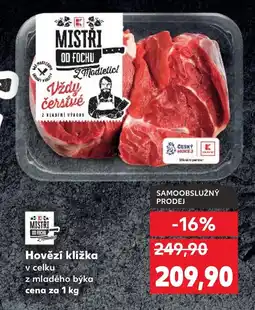 Kaufland Hovězí kližka nabídka