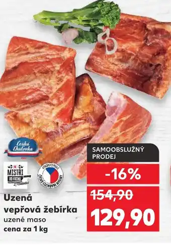 Kaufland Uzená vepřová žebírka nabídka