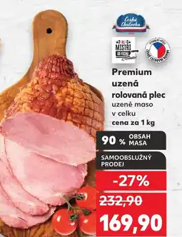 Kaufland Premium uzená rolovaná plec nabídka