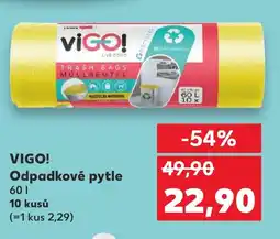 Kaufland VIGO! Odpadkové pytle nabídka