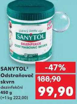 Kaufland SANYTOL Odstraňovač skvrn nabídka