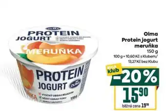 Billa OLMA Protein jogurt meruňka nabídka