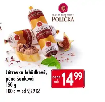 Qanto Játrovka lahůdková, pěna šunková nabídka