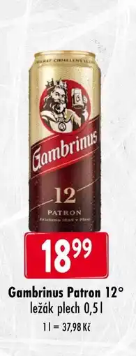 Qanto Gambrinus Patron 12° nabídka