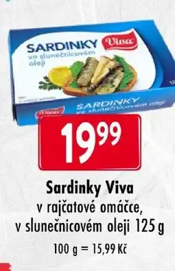 Qanto Sardinky Viva nabídka