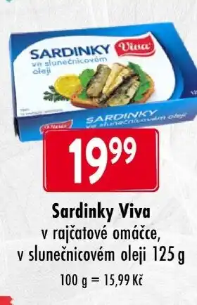 Qanto Sardinky Viva nabídka