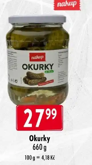 Qanto Okurky nabídka