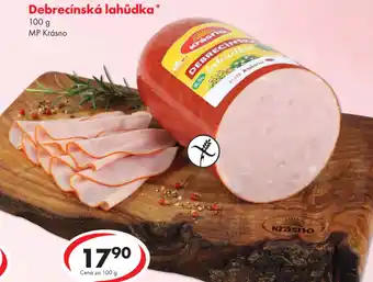 CBA Debrecínská lahůdka nabídka