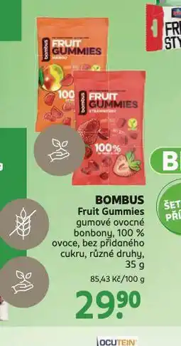 Rossmann Bombus fruit gummies gumové ovocné bonbony nabídka