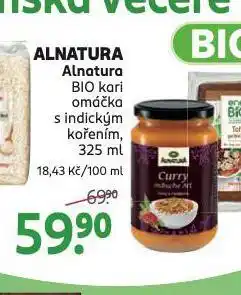 Rossmann Alnature bio kari omáčka s indickým kořením nabídka