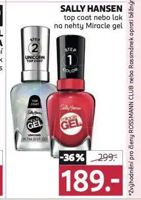 Rossmann Sally hansen lak na nehty nabídka