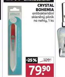 Rossmann Crystal bohemia antibakteriální skleněný pilník nabídka