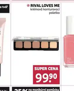 Rossmann Rival loves me krémová konturovací paletka nabídka