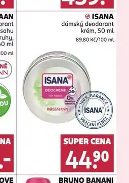 Rossmann Isana dámský deodorant nabídka