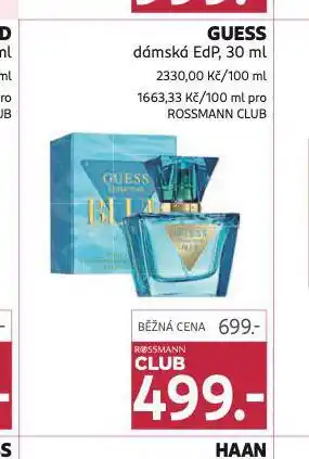 Rossmann Guess dámská edp nabídka