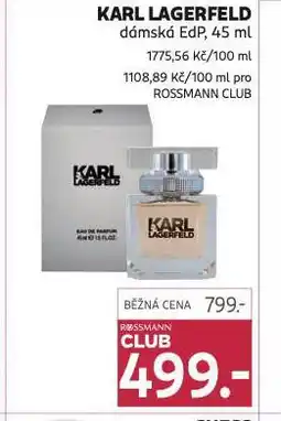 Rossmann Karl lagerfeld dámská edp nabídka