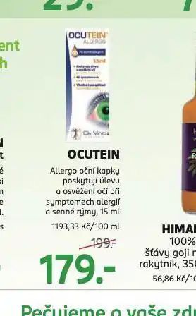 Rossmann Ocutein nabídka