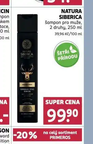 Rossmann Natura siberica šampon nabídka