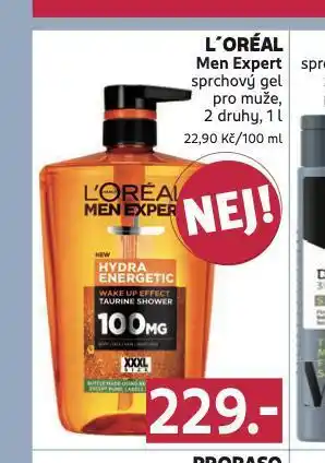 Rossmann Loreal men expert sprchový gel nabídka