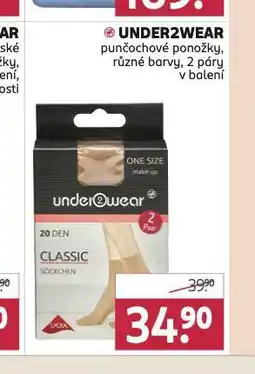 Rossmann Under2wear punčochové ponožky nabídka