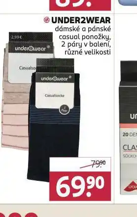 Rossmann Under2wear ponožky nabídka