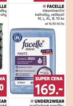 Rossmann Facelle inkontinenční kalhoty nabídka