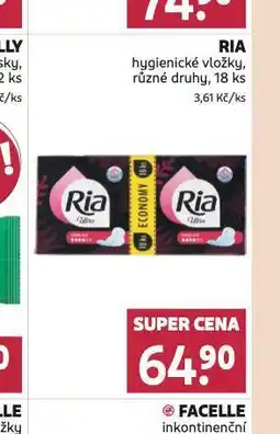 Rossmann Ria hygienické vložky nabídka