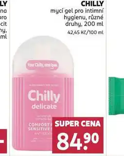 Rossmann Chilly mycí gel pro intimní hygienu nabídka